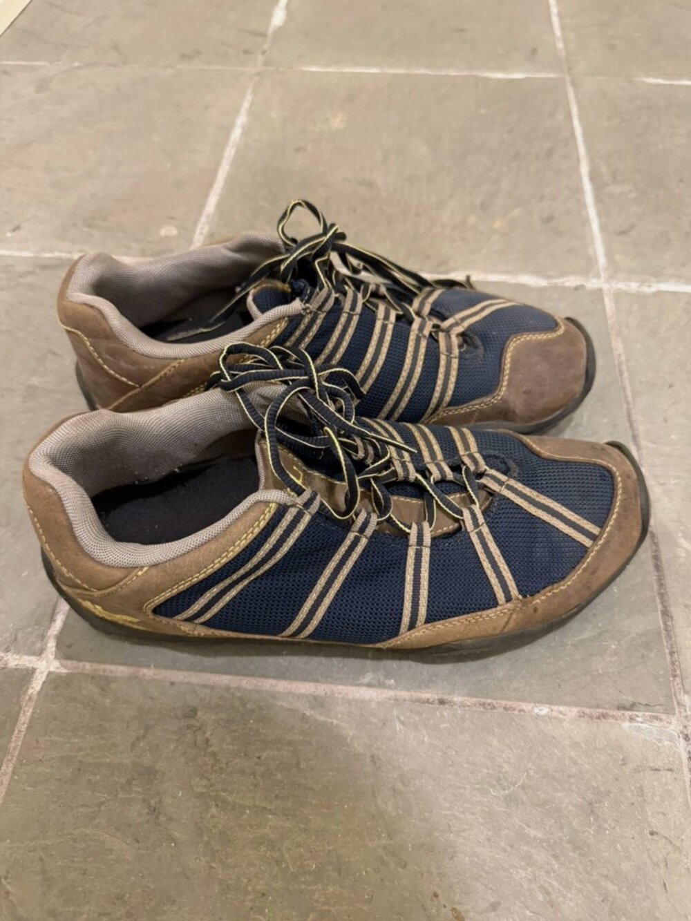 Kuru Chicane Men's Trail Sneakers Brown Mesh Sz 9